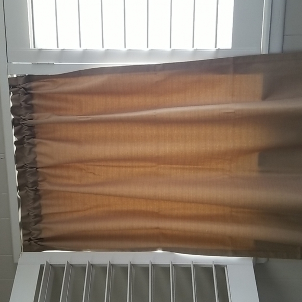 Set of Beautiful Thermal Blackout Curtains - Tan